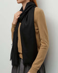 black cashmere wrap
