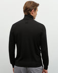 black cropped cashmere sweater  kvss