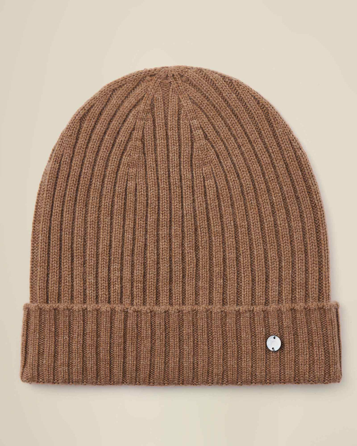 brown cashmere beanie  kvss