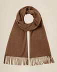 brown cashmere scarf  kvss