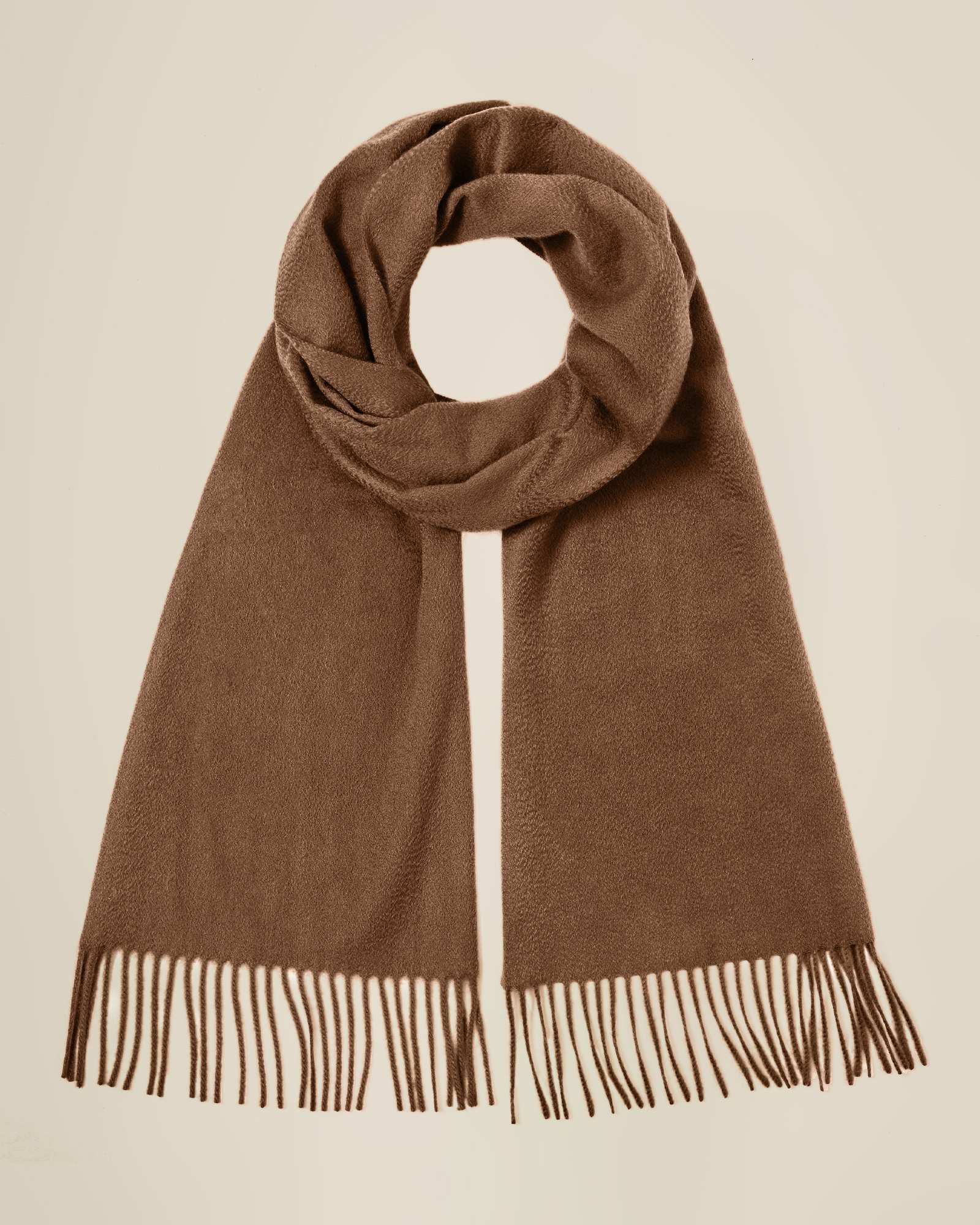 brown cashmere scarf  kvss