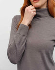 brown cashmere sweater