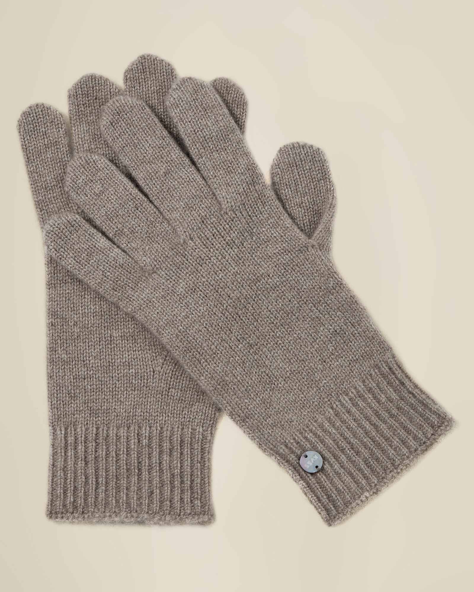 camel cashmere gloves  kvss