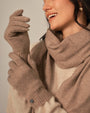 camel cashmere gloves