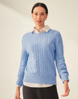 cashmere cable knit jumper  kvss