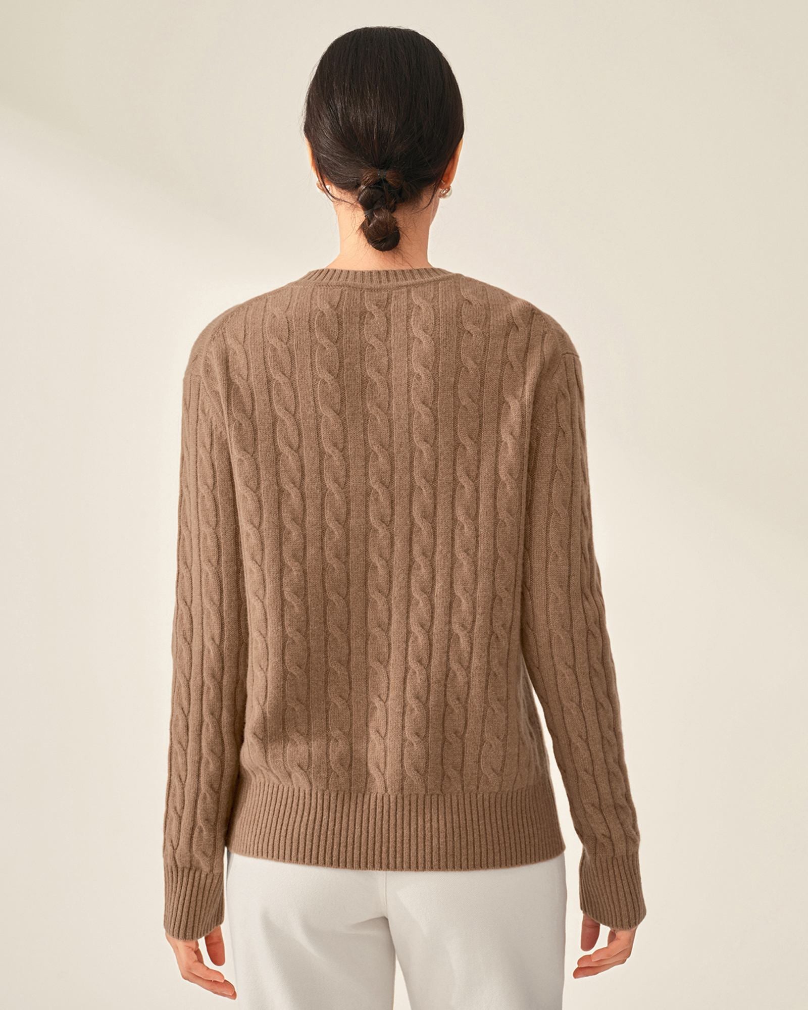 cashmere cable knit sweater  kvss