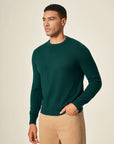 cashmere green sweater