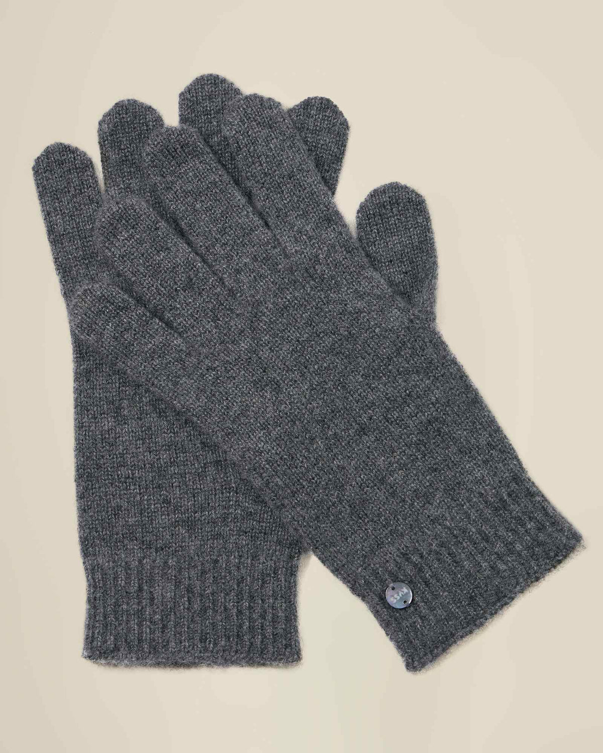 cashmere grey gloves  kvss