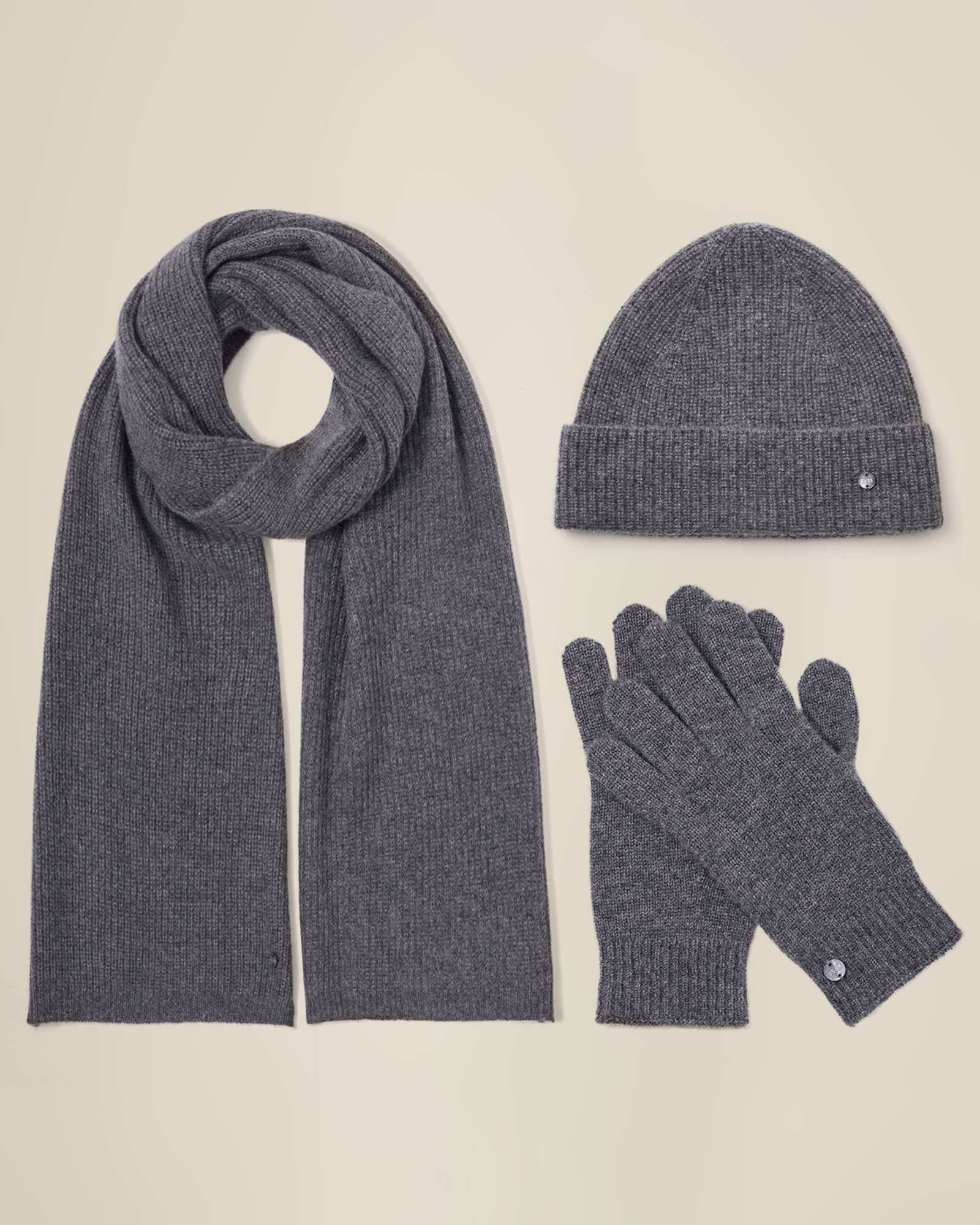 cashmere hat scarf and gloves