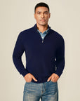 cashmere jumper navy