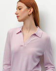 cashmere polo shirt