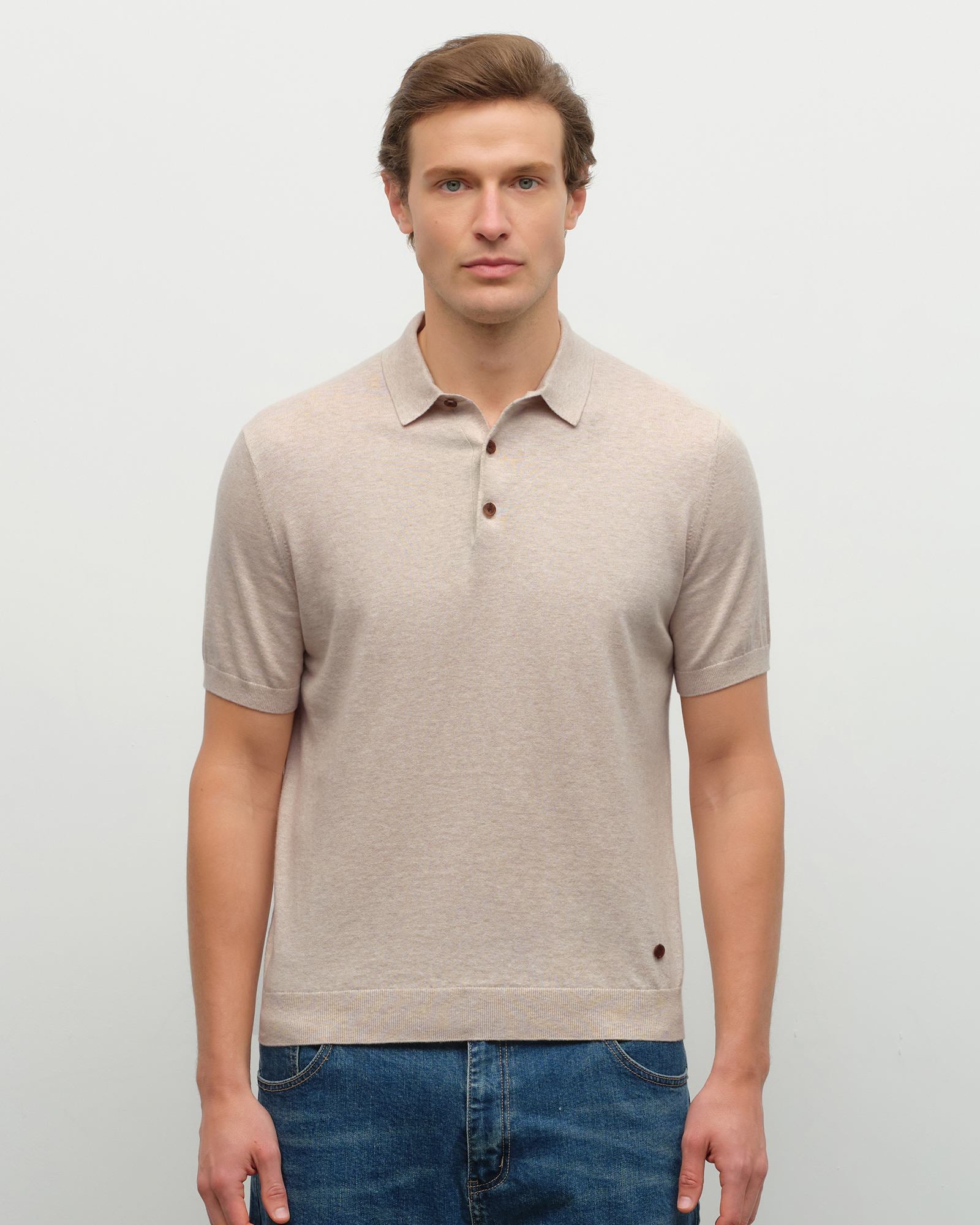 Breathable Pima Cotton Cashmere Polo Shirt – kvsscashmere
