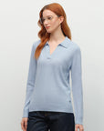 cashmere polo sweater  kvss