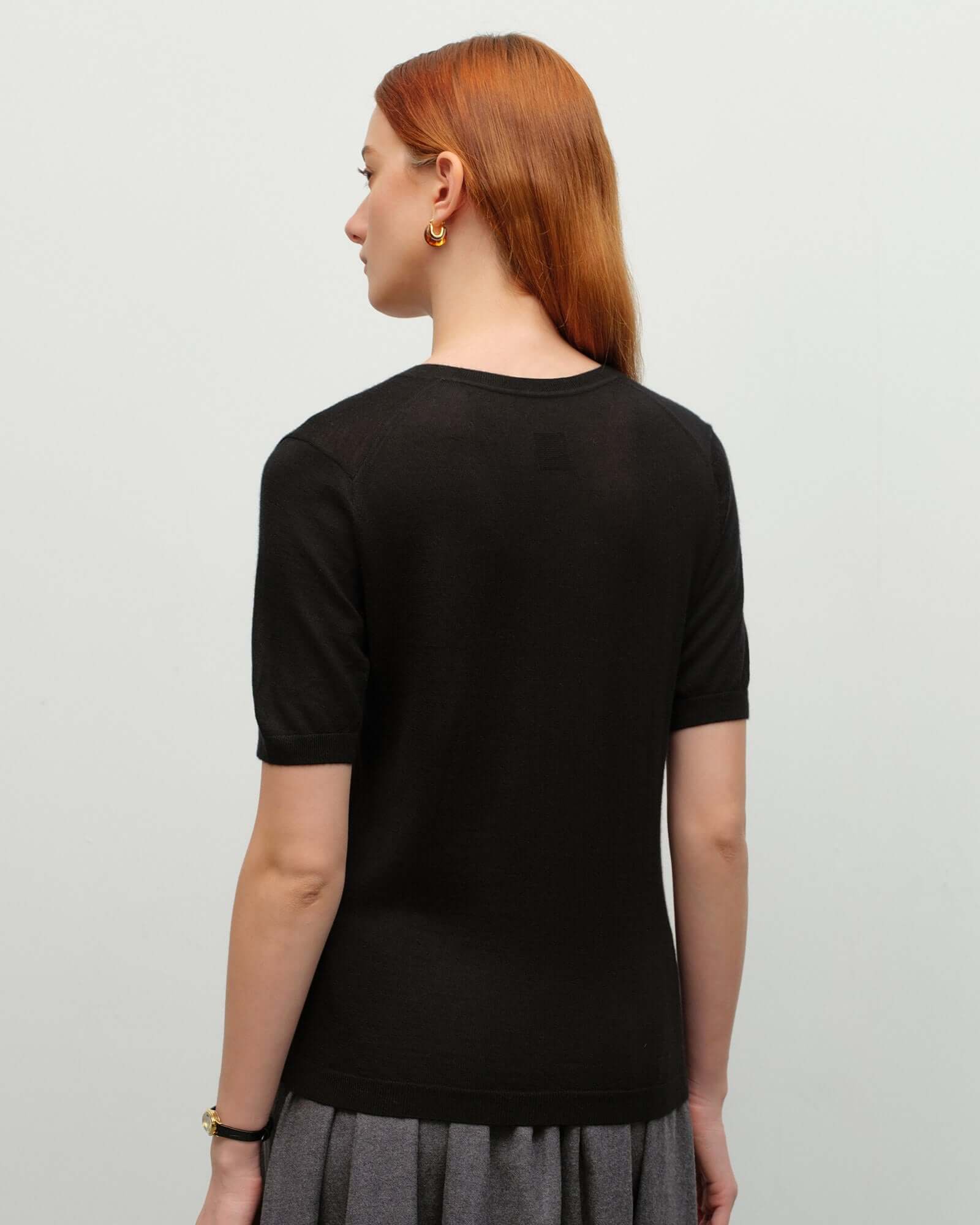 cashmere silk t shirt  kvss