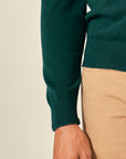 cashmere sweater green