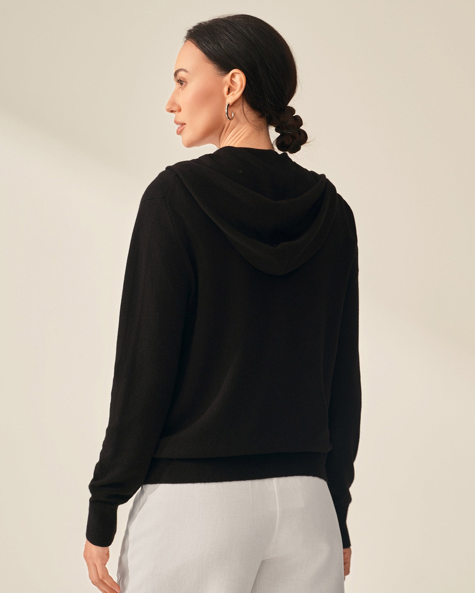 cashmere zip up sweater  kvss