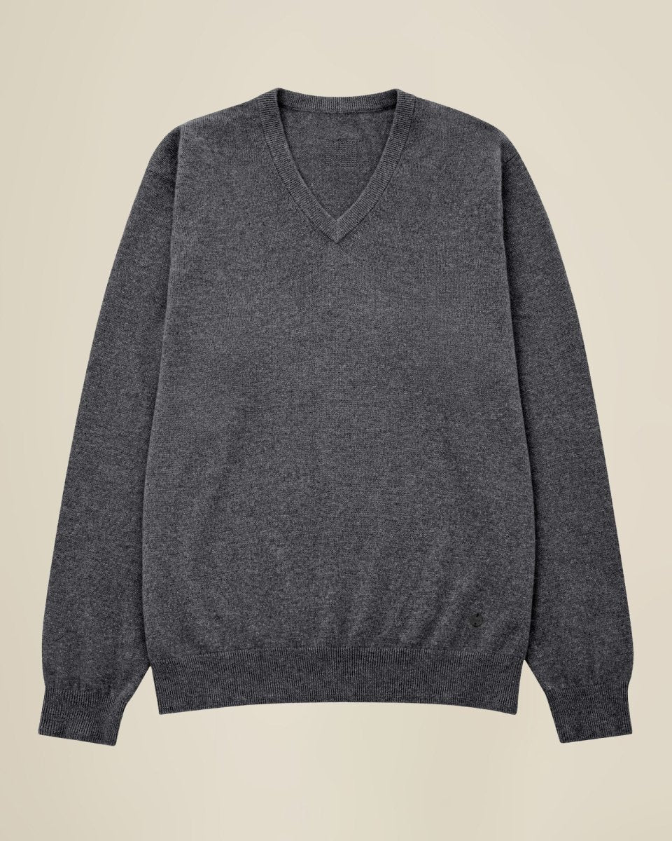 Classic Men's Cashmere V - Neck Pullover