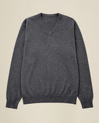Classic Men's Cashmere V - Neck Pullover