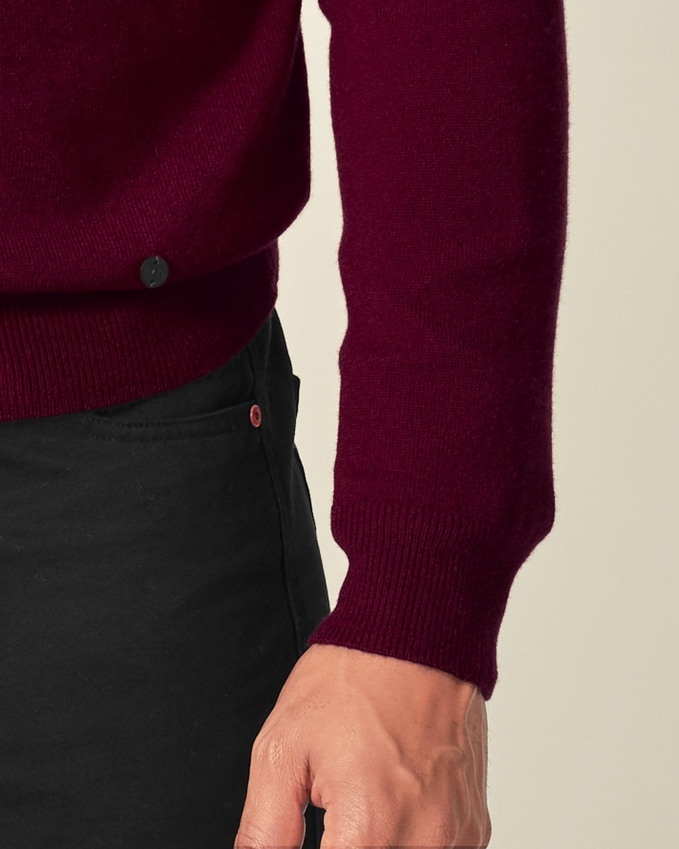 Classic Men's Cashmere V - Neck Pullover