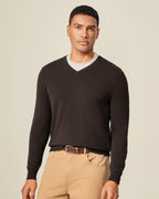Classic Men's Cashmere V - Neck Pullover