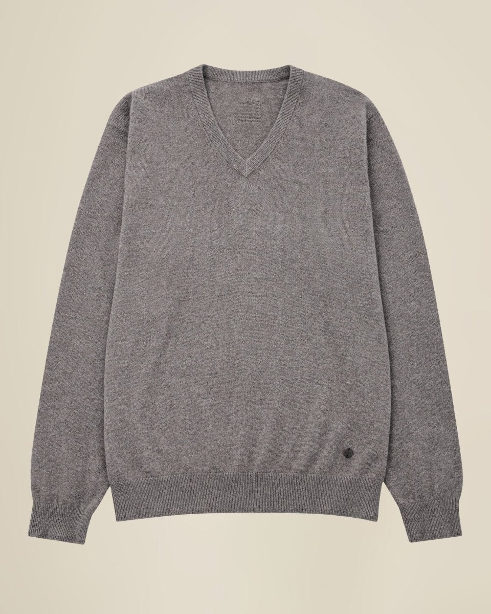 Classic Men's Cashmere V - Neck Pullover