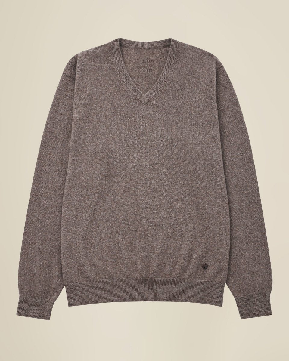 Classic Men's Cashmere V - Neck Pullover