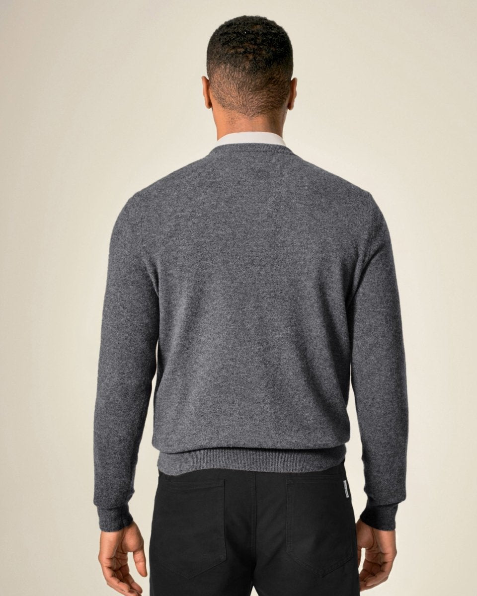Classic Men's Cashmere V - Neck Pullover
