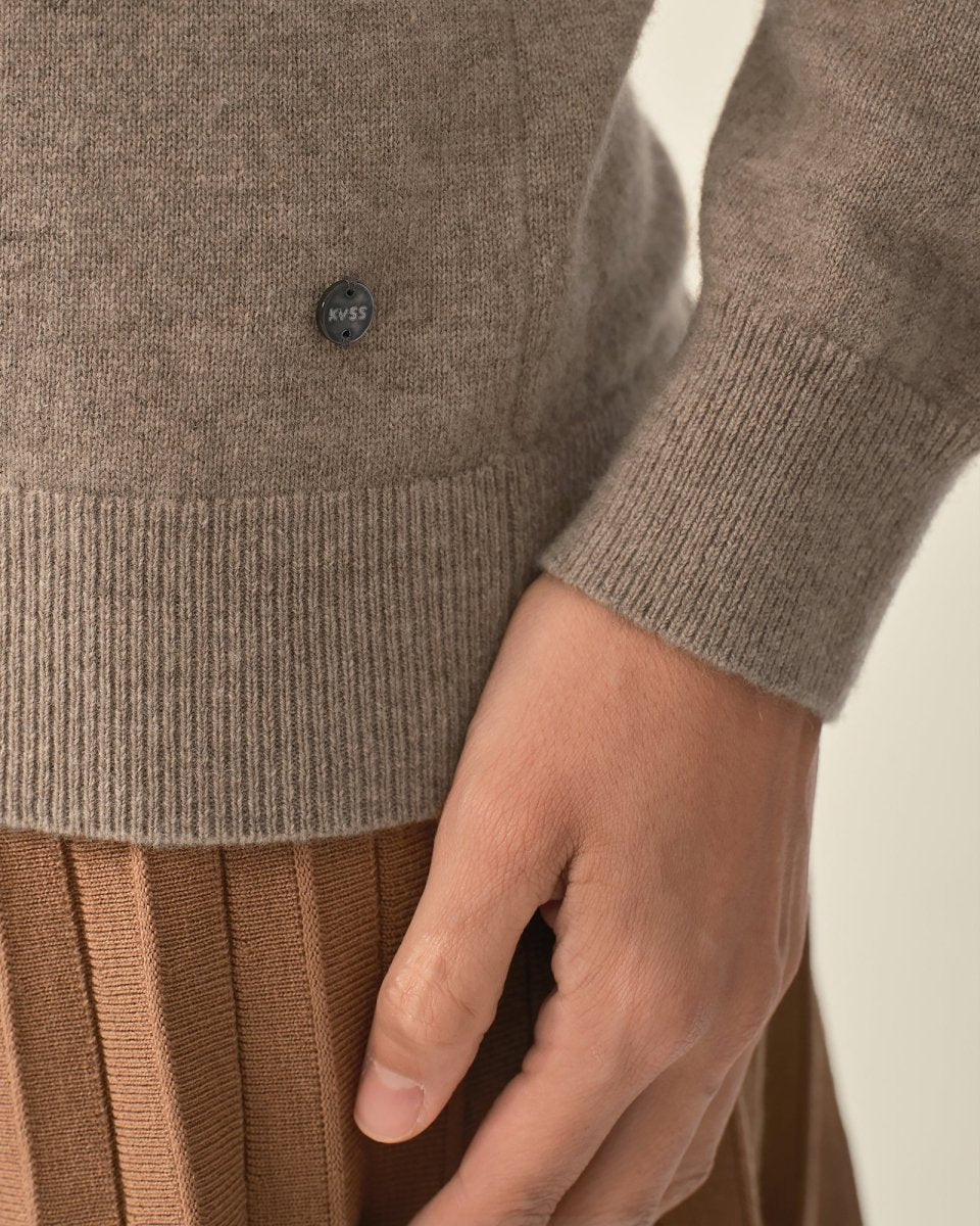 Classic women's Crewneck 100% Cashmere Sweater