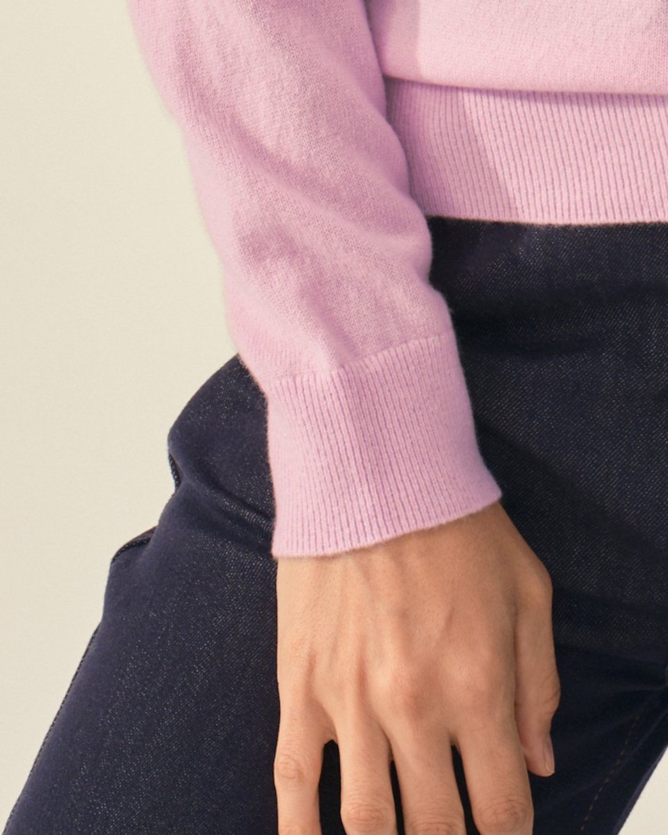 Classic women's Crewneck 100% Cashmere Sweater