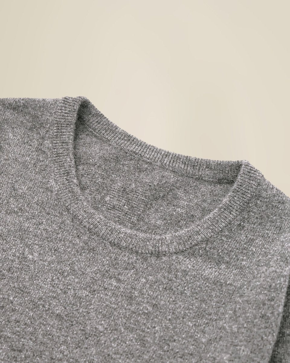 Classic women's Crewneck 100% Cashmere Sweater