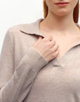 cotton cashmere polo
