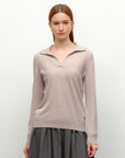 cotton cashmere polo  kvss