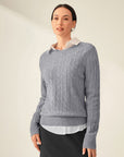 crew neck cashmere jumper