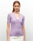 cropped cashmere cardigan