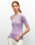 cropped cashmere cardigan  kvss