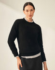 dark gray cashmere sweater