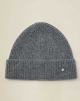 gray cashmere beanie  kvss