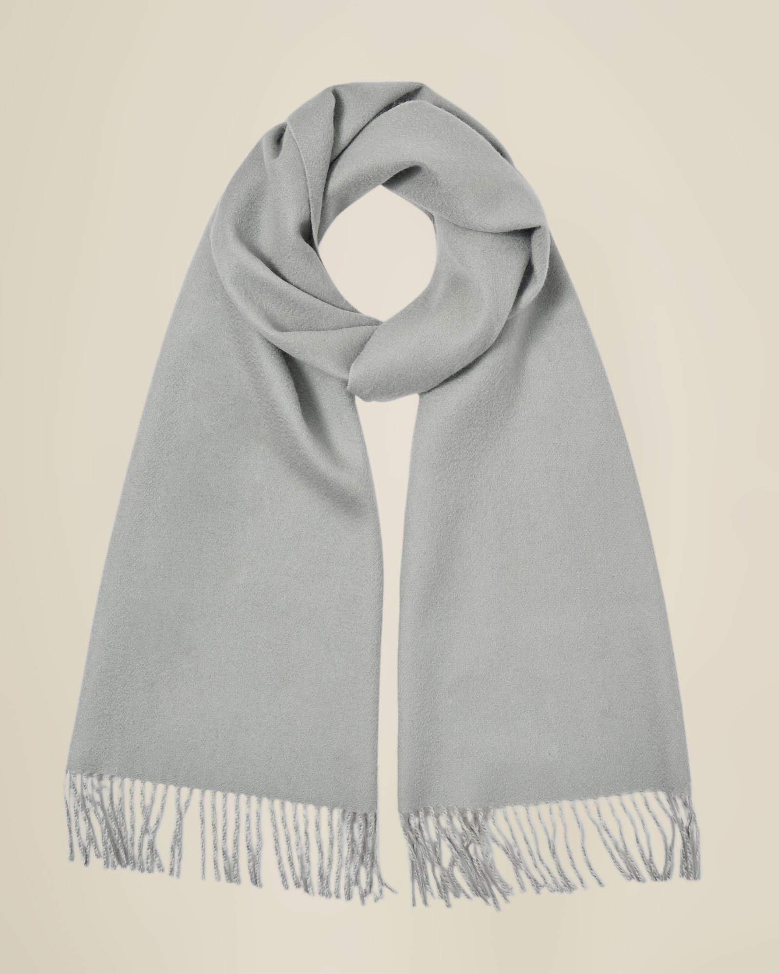 green cashmere scarf