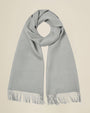 green cashmere scarf