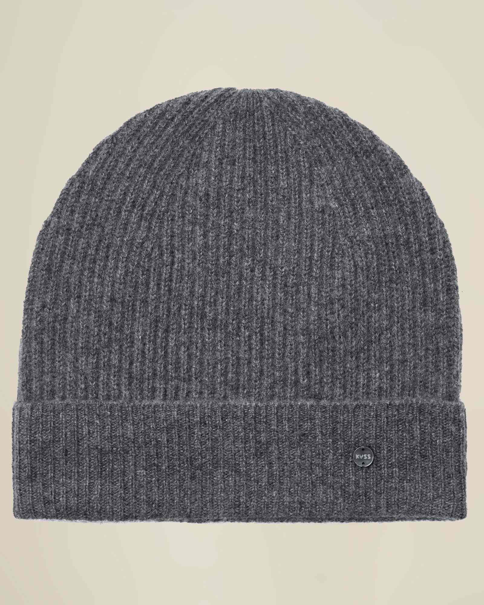 grey cashmere beanie  kvss