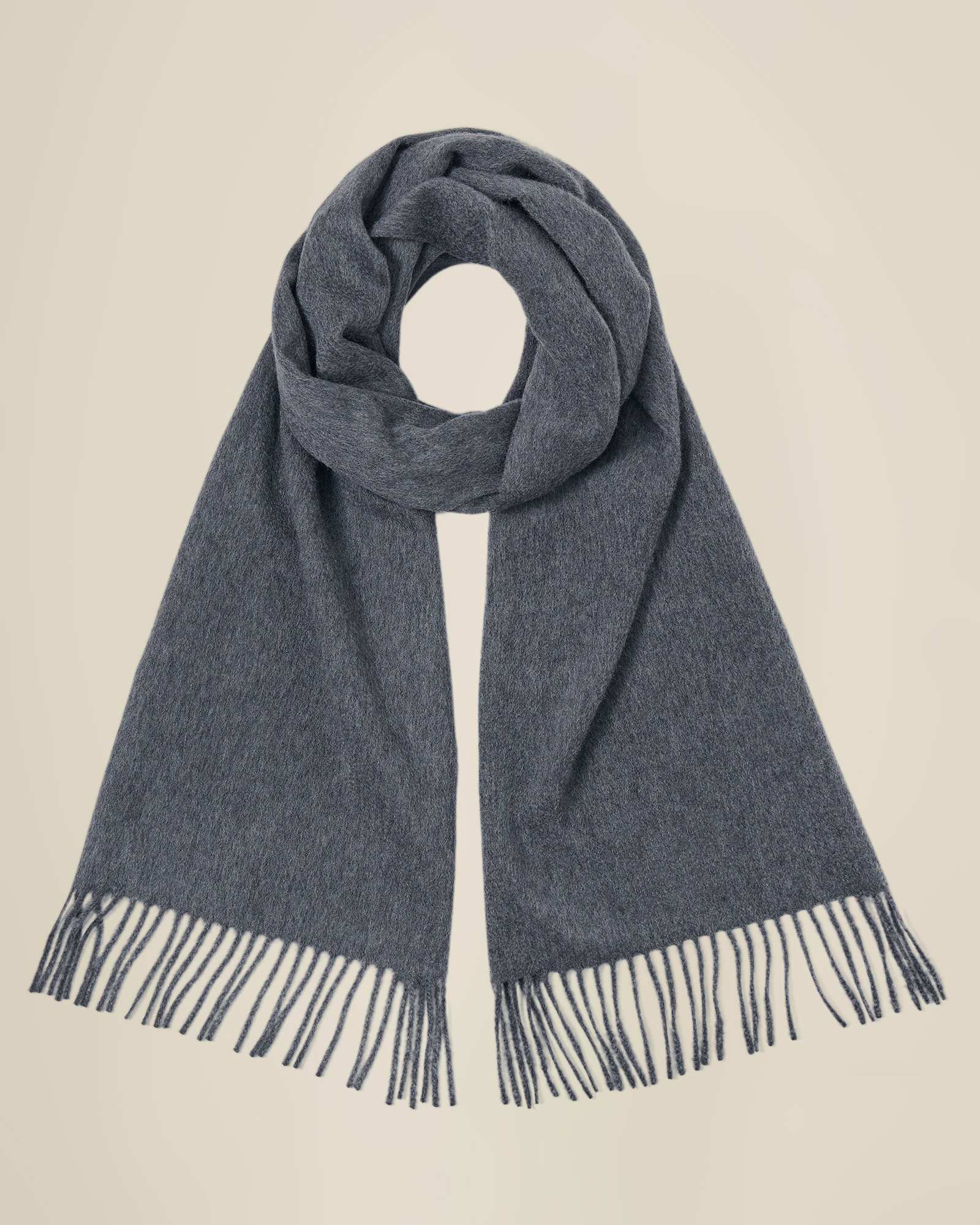 grey cashmere scarf  kvss