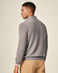 grey cashmere zip hoodie  kvss