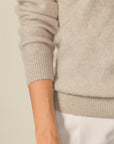 kvss  beige cashmere sweater   