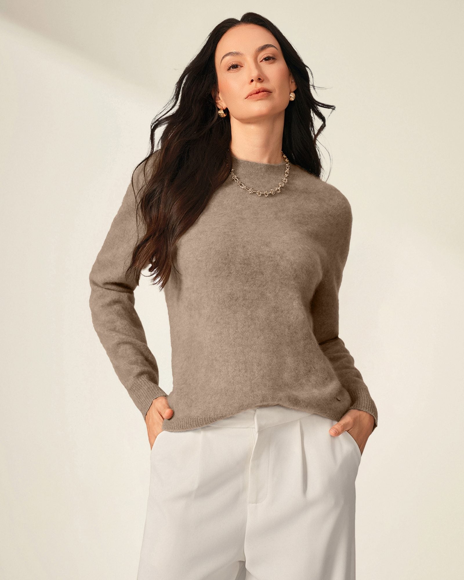 kvss  beige cashmere sweater  kvss