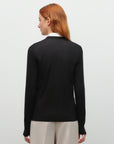 kvss  black cashmere cardigan 