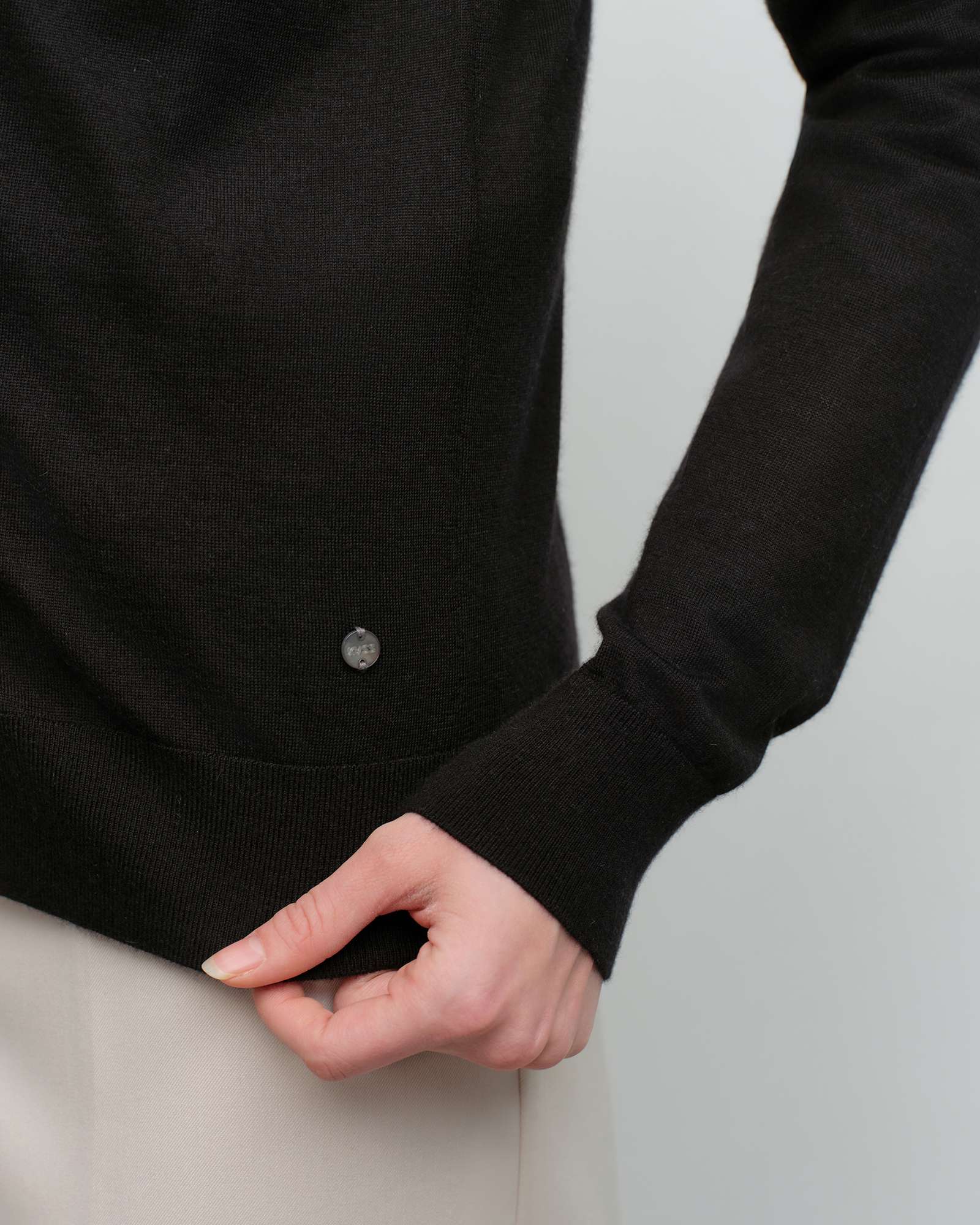 kvss  black cashmere cardigan kvss