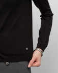 kvss  black cashmere cardigan sweater  