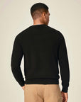 kvss  black cashmere crew neck sweater  