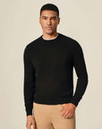 kvss  black cashmere crew neck sweater  kvss