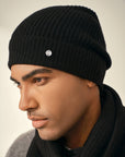 kvss  black cashmere hat mens 